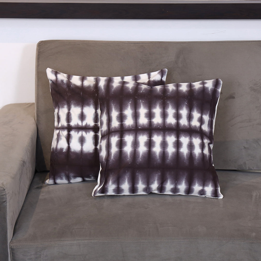 Tie & Dye Chocolate Cushion Set
