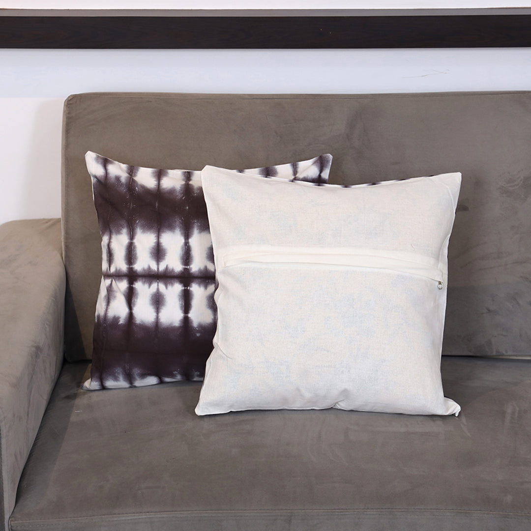 Tie & Dye Chocolate Cushion Set