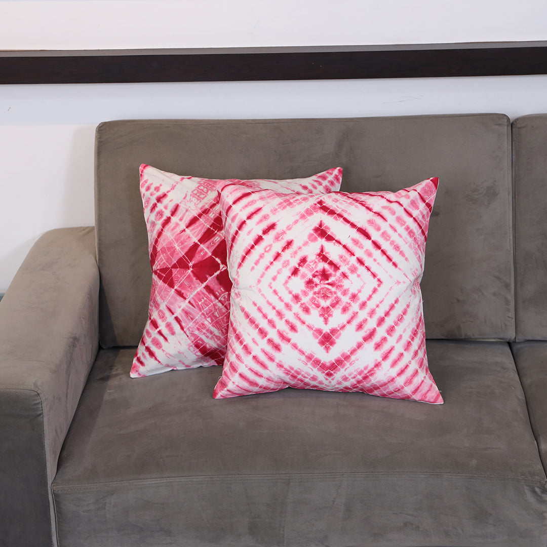 Tie & Dye - Hot Pink Cushion Set