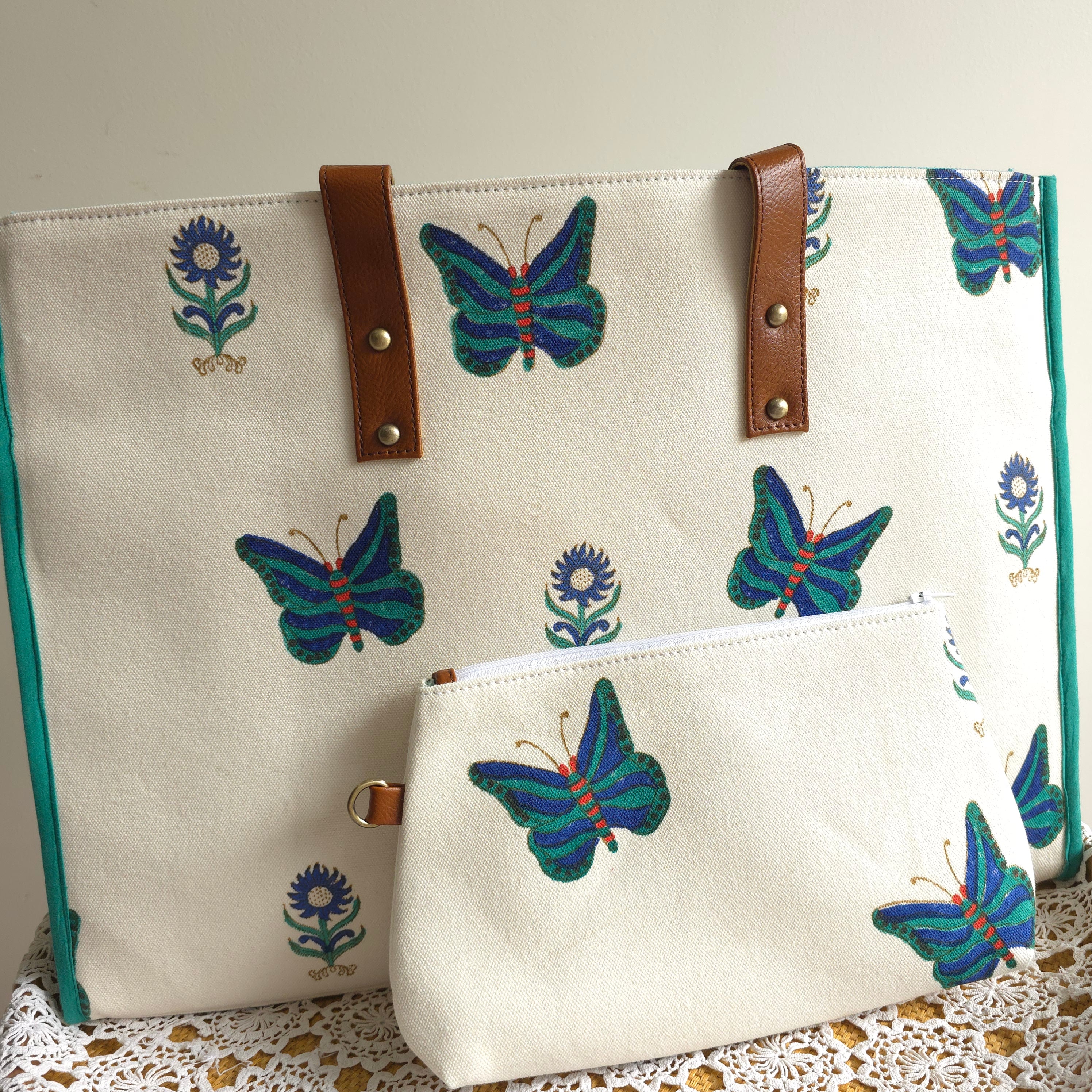 Butterfly Freedom - Blue & Green