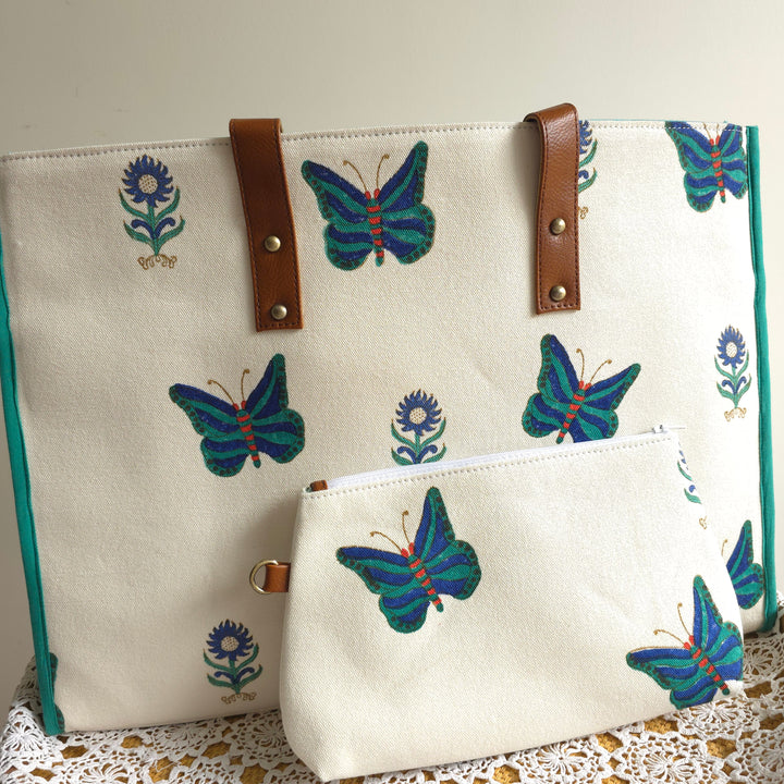 Butterfly Freedom - Blue & Green