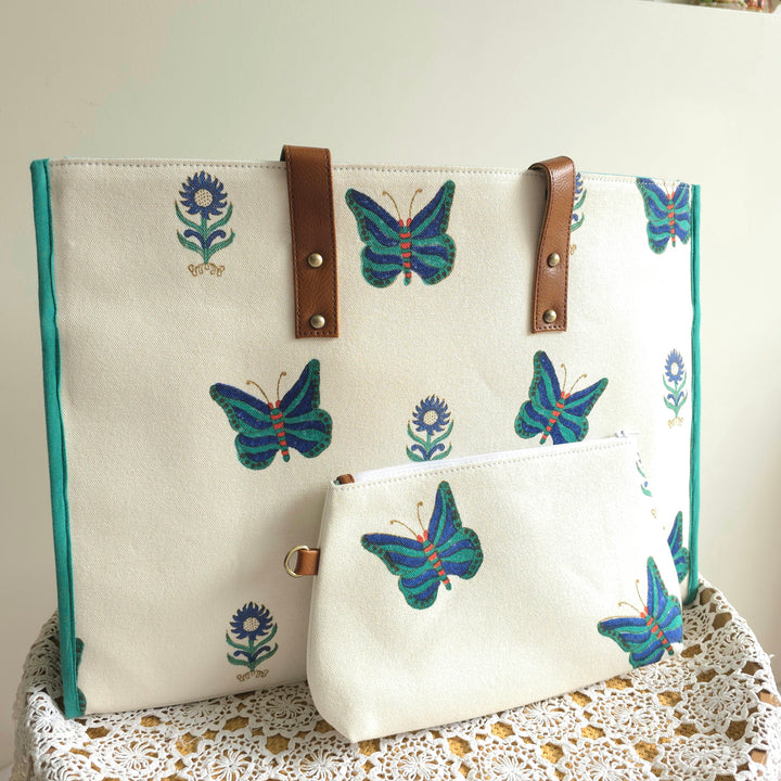 Butterfly Freedom - Blue & Green