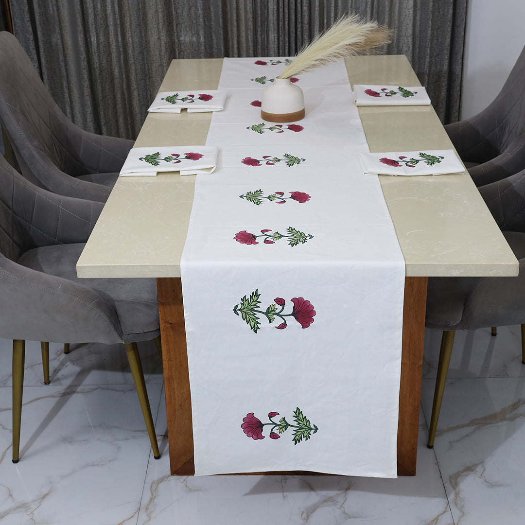 Elegant Lily Single Table Runner