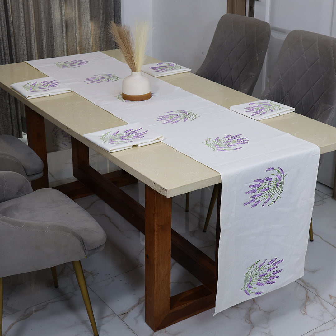 Passionate Lavender Single Table Runner