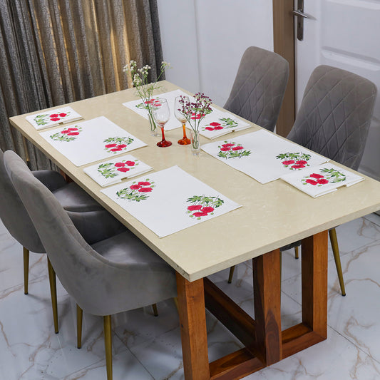 Poppy Affairs Table Mats & Napkins