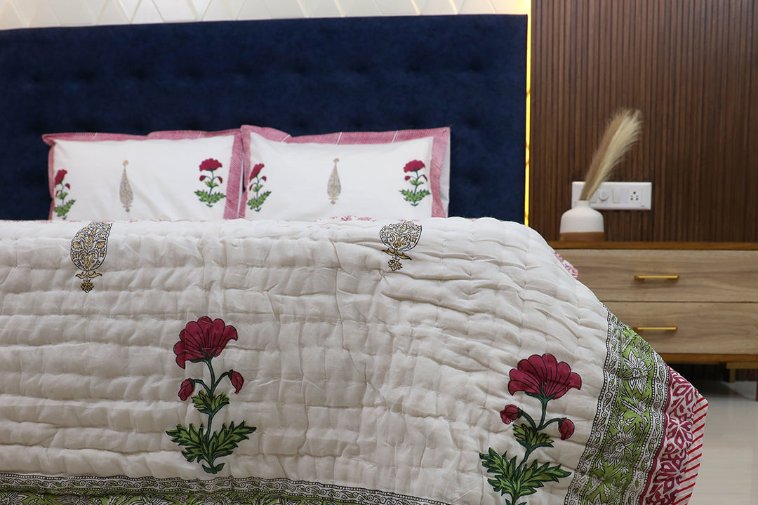 Bedsheet and Quilt Set-Elegant Lily