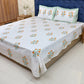 Bedsheet Set-Saffron Bloom