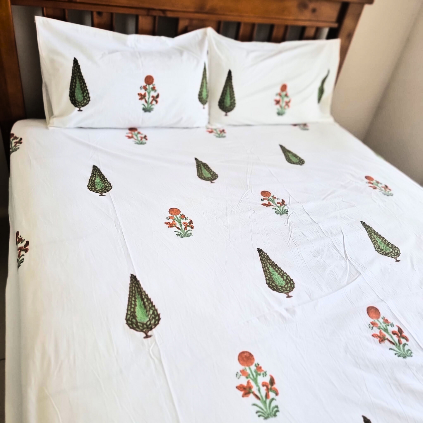 Bedsheet Set-Marigold Bliss